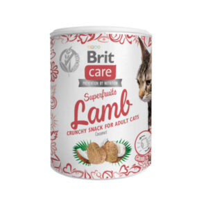 Brit Care Cat Superfruits Crunchy Snack Lamb 100g